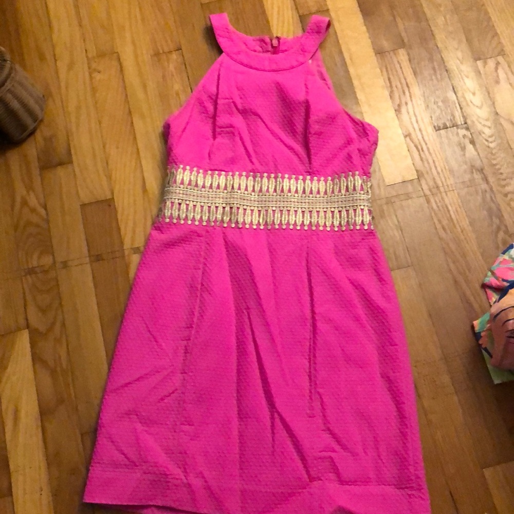 Lilly Pulitzer pink shift dress